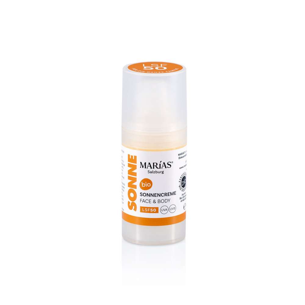 ORGANIC SUN Sonnencreme Face & Body LSF 50, 15 ml